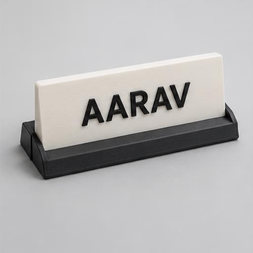 Personalized Desk Nameplate